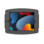 Imagen del soporte ajustable para monitor de Compulocks, modelo 827B830IPMSB, diseñado para mayor seguridad y compatibilidad con diferentes tablets