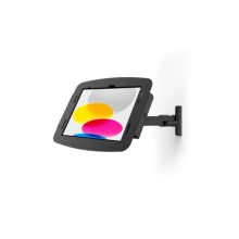 Imagen del soporte ajustable para monitor de Compulocks, modelo 827B830IPMSB, diseñado para mayor seguridad y compatibilidad con diferentes tablets