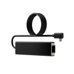 HUB01 Hub de interfaz Compulocks USB 2.0 Type-C en color negro, ideal para portátiles.