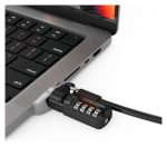 Compulocks MBPR14LDG01CL cable antirrobo en color plata para MacBook Pro de 14 pulgadas, SKU MBPR14LDG01CL