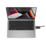 Compulocks MBPR14LDG01CL cable antirrobo en color plata para MacBook Pro de 14 pulgadas, SKU MBPR14LDG01CL