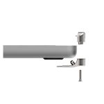 Compulocks MBPR14LDG01CL cable antirrobo en color plata para MacBook Pro de 14 pulgadas, SKU MBPR14LDG01CL