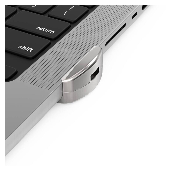 Compulocks cable antirrobo para portátiles Plata Cable antirrobo Compulocks plata para portátiles con SKU MBPR16LDG02