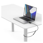 Imagen del cable antirrobo Compulocks MBPR16LDG02CL en colores Negro y Plata, ideal para asegurar portátiles. SKU: MBPR16LDG02CL