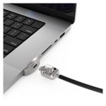 Compulocks cable antirrobo negro y plata para portátiles con llave, SKU MBPR16LDG02KL