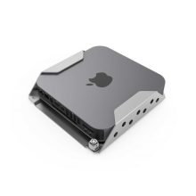 Imagen del Compulocks Mac Mini Security Mount de aluminio en color plata, SKU: MMEN76CL. Ideal para asegurar tu Mac Mini.