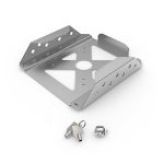Imagen del Compulocks Mac Mini Security Mount de aluminio en color plata, SKU: MMEN76CL. Ideal para asegurar tu Mac Mini.
