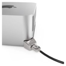 Imagen del Compulocks Ledge cable antirrobo en colores negro y plata, SKU MSLDG01KL, diseñado para la seguridad de portátiles