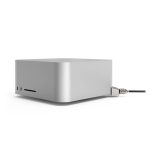 Imagen del Compulocks Ledge cable antirrobo en colores negro y plata, SKU MSLDG01KL, diseñado para la seguridad de portátiles