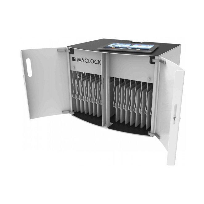 Compulocks CartiPad Solo Armario de gestión y carga blanco para dispositivos portátiles Compulocks CartiPad Solo armario blanco para gestión y carga de dispositivos portátiles, modelo SOLO-EU, suministros eléctricos