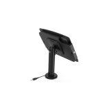 Mueble y soporte Compulocks para dispositivo multimedia en color negro, ideal para administración de tabletas. SKU: TCDP01299PSENB