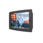 Mueble y soporte Compulocks TCDP04299PSENB para dispositivos multimedia en color negro, diseñado para la administración de tabletas