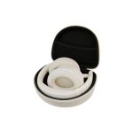 Auriculares Conceptronic ALVAH02C con diadema, Bluetooth, color crema, opción inalámbrica y alámbrica. SKU: ALVAH02C