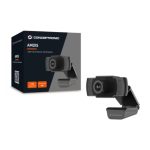 Imagen de la Conceptronic AMDIS01B cámara web con 2 MP, resolución de 1920 x 1080 píxeles, conexión USB 2.0 en color negro