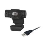 Cámara web Conceptronic AMDIS04B con resolución 1920 x 1080 píxeles, conexión USB 2.0 en color negro. SKU: AMDIS04B