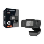 Imagen de la cámara web Conceptronic AMDIS05B con resolución de 1280x720 pixeles y conexión USB 2.0 en color negro