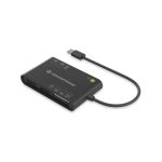 Conceptronic BIAN01B lector de tarjeta inteligente interior USB 3.2 Gen 1 (3.1 Gen 1) color negro, SKU BIAN01B
