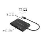 Conceptronic BIAN01B lector de tarjeta inteligente interior USB 3.2 Gen 1 (3.1 Gen 1) color negro, SKU BIAN01B