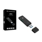 Conceptronic BIAN02B lector de tarjeta USB 3.2 Gen 1 Type-A en color negro, ideal para almacenamiento externo
