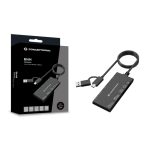 Conceptronic BIAN10B lector de tarjeta USB 3.2 Gen 1 Type-A y Type-C en color negro, SKU BIAN10B