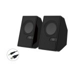 Altavoz Conceptronic BJORN02B negro de 2 vías, inalámbrico y alámbrico, con potencia de 6 W.