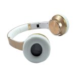 Auricular y casco Conceptronic CHSPBTNFCSPKG con Bluetooth, MicroUSB, color oro y blanco, diadema para llamadas y música