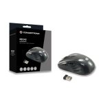 El Conceptronic ratón para viajes de mano derecha, modelo CLLM5BTRVWL, ofrece conectividad RF inalámbrica y sensor óptico de 1600 DPI, ideal para usuarios móviles.