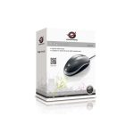 Ratón óptico Conceptronic CLLMEASY ambidextro con conexión USB tipo A y 800 DPI, ideal para oficina.