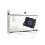 Base plegable de refrigeración Conceptronic para equipos portátiles, ajuste ergonómico, CNBCOOLSTAND1F