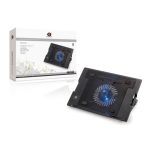 Base plegable de refrigeración Conceptronic para equipos portátiles, ajuste ergonómico, CNBCOOLSTAND1F