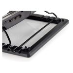 Base plegable de refrigeración Conceptronic para equipos portátiles, ajuste ergonómico, CNBCOOLSTAND1F