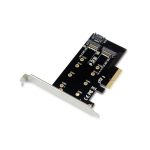 Imagen del Conceptronic EMRICK04B, una tarjeta y adaptador de interfaz interno M.2, con diseño compacto y alta velocidad de conexión