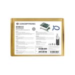 Tarjeta de interfaz Interno PCIe Conceptronic EMRICK10G, diseñada para mejorar la conectividad de red con altas velocidades, SKU EMRICK10G