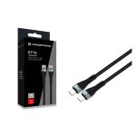Conceptronic ETTA01B20 cable USB 2.0 de 2 metros con conector USB C en color negro, SKU ETTA01B20