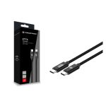 Cable USB Conceptronic ETTA02B12 1,2 metros con USB 3.2 Gen 2, conector USB-C en color negro.