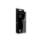 Imagen del cable USB 2.0 de 1,2 metros Conceptronic ETTA03B12 con conector USB C en color negro