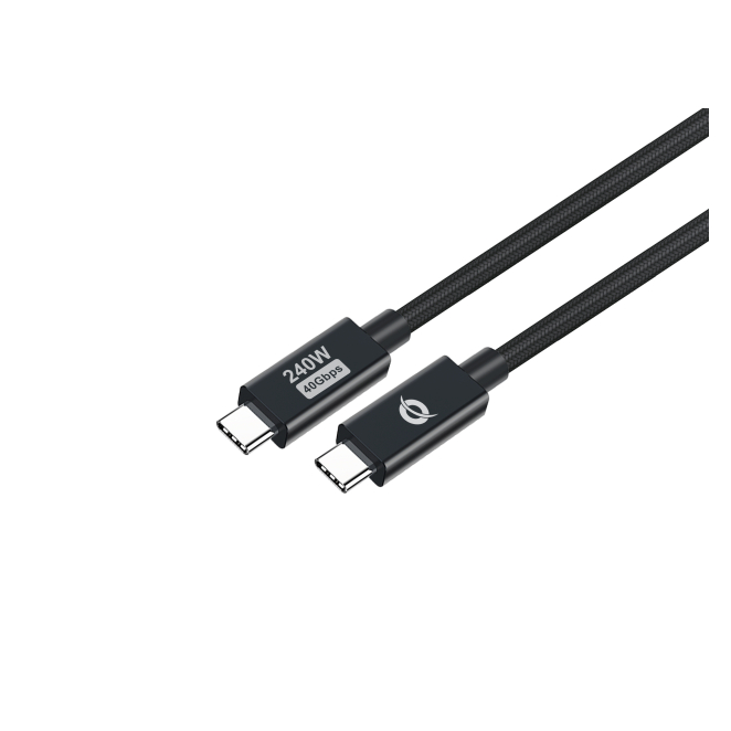 Conceptronic Cable USB 4 Gen 3x2 1,2 m Negro Cable USB Conceptronic ETTA04B12, USB 4 Gen 3x2 de 1,2 metros en color negro