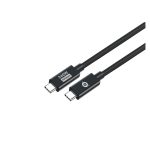 Conceptronic ETTA04B20 cable USB4 Gen 3x2 de 2 metros con conector USB-C en color negro