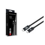 Conceptronic ETTA04B20 cable USB4 Gen 3x2 de 2 metros con conector USB-C en color negro