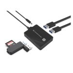 La base para portátil y replicador de puertos Conceptronic HUBBIES11B en color negro con USB 3.2 Gen 1 (3.1 Gen 1) Type-A - SKU HUBBIES11B