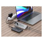 Adaptador Conceptronic HUBBIES18G USB 3.2 Gen 1 Type-B, 5000 Mbit/s, color gris, SKU HUBBIES18G