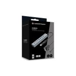Conceptronic HUBBIES20GP hub de interfaz USB 3.2 Gen 1 (3.1 Gen 1) Type-C, 5000 Mbit/s, gris