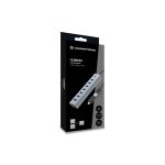 Conceptronic HUBBIES21G hub USB 3.2 Gen 1, Type-A, 5000 Mbit/s, color gris