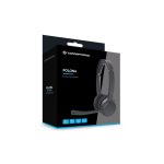 Conceptronic POLONA04B auriculares y casco, con conectividad inalámbrica y alámbrica, diadema, ideales para llamadas y música, USB Tipo C, Bluetooth, color negro