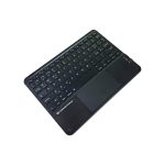 Teclado universal Bluetooth QWERTY de Conceptronic en color negro, diseño italiano, modelo TOBIN01BIT