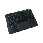 Teclado universal Bluetooth QWERTY de Conceptronic en color negro, diseño italiano, modelo TOBIN01BIT