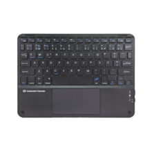 Teclado universal Conceptronic Bluetooth QWERTY en portugués, color negro, SKU TOBIN01BPT