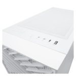 Imagen de la CoolBox GAMING CAJA ATX GA300 GRIDLINE ARGB blanca con USB-C 3.2 GEN1, sin FTE y 5 ventiladores. SKU: COO-CHA-GA300W-0.