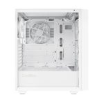 Imagen de la CoolBox GAMING CAJA ATX GA300 GRIDLINE ARGB blanca con USB-C 3.2 GEN1, sin FTE y 5 ventiladores. SKU: COO-CHA-GA300W-0.