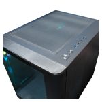 CoolBox GAMING Caja MATX modelo GM100 con puertos USB 3.2 Gen1 y tres ventiladores ARGB, SKU COO-CHA-GM100-0
